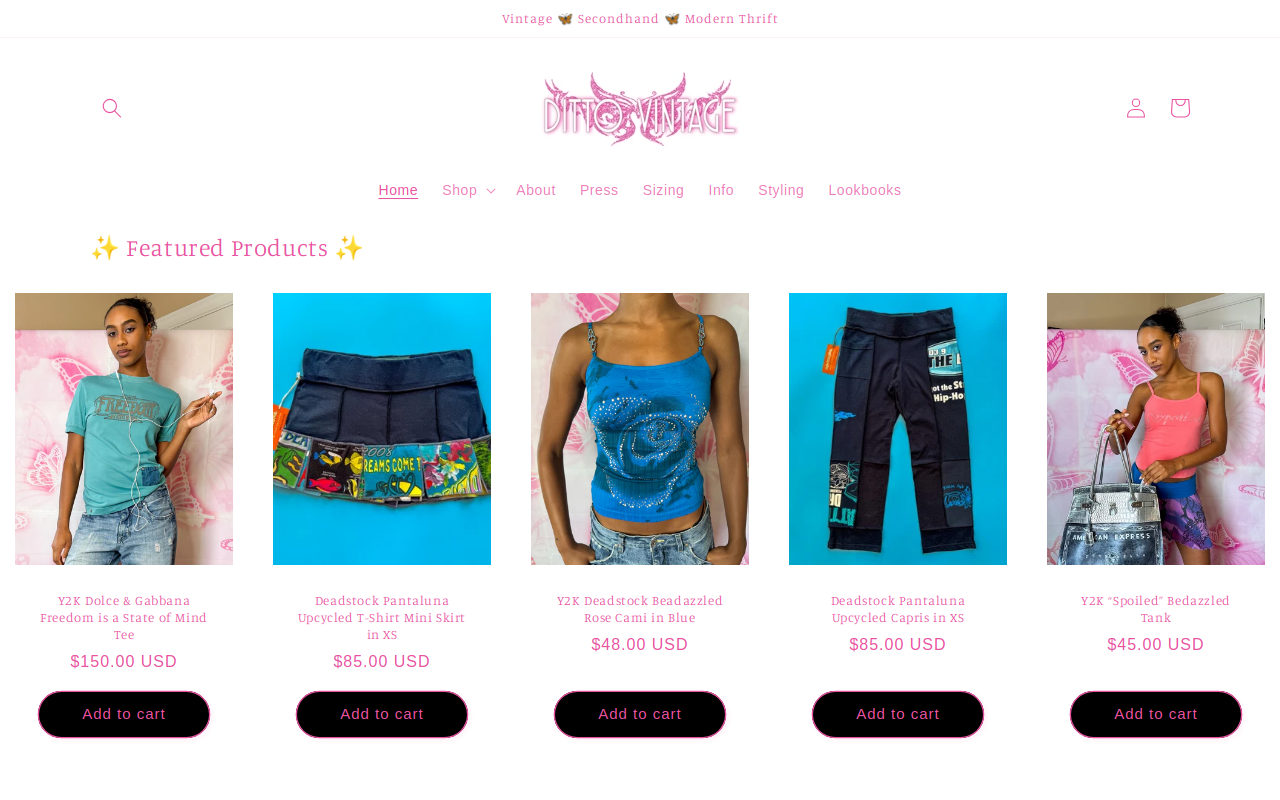 Ditto Vintage website preview