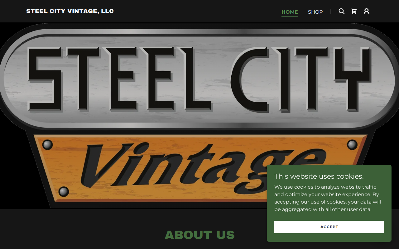 Steel City Vintage, LLC website preview