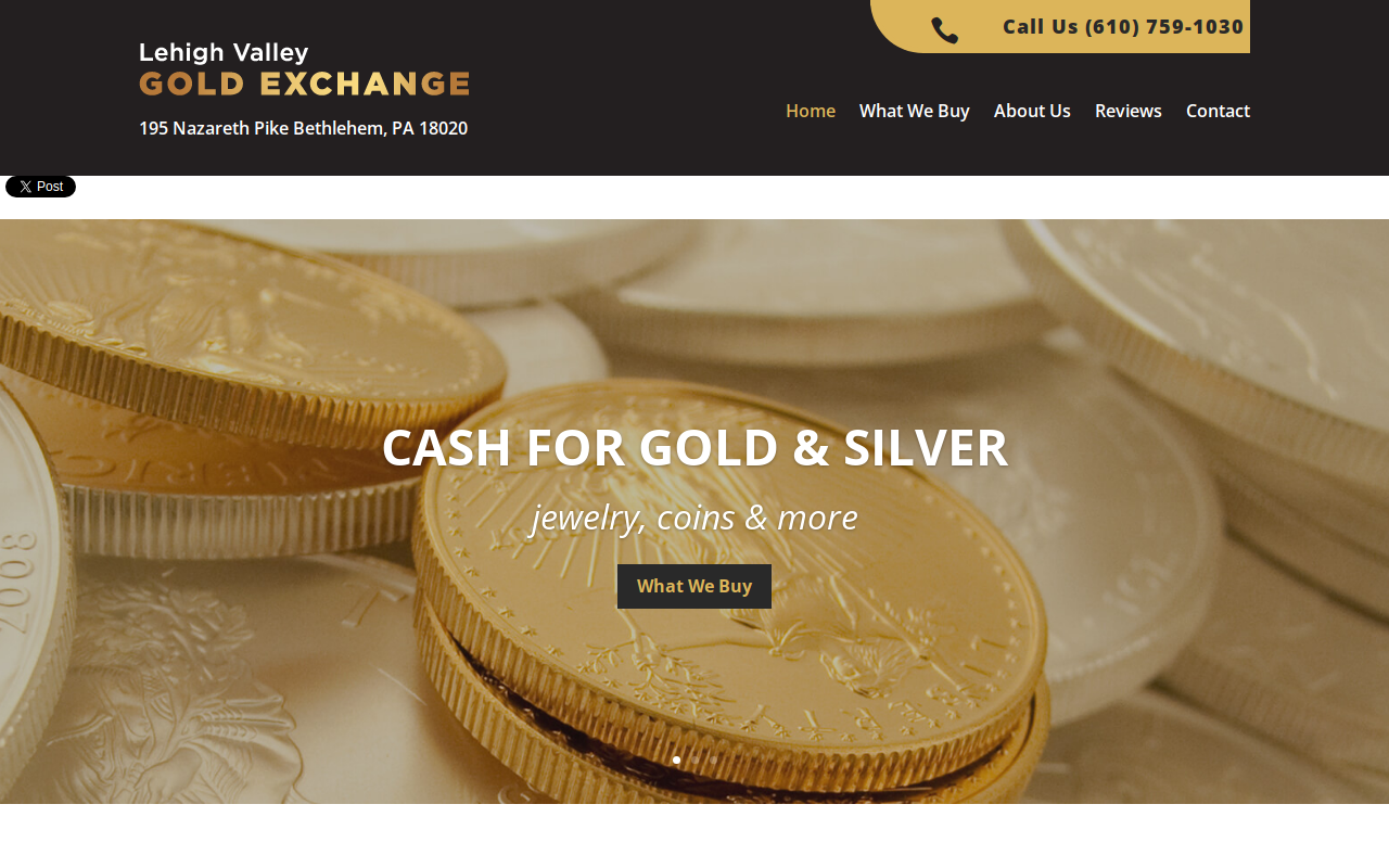 Lehigh Valley Gold Exchange website preview