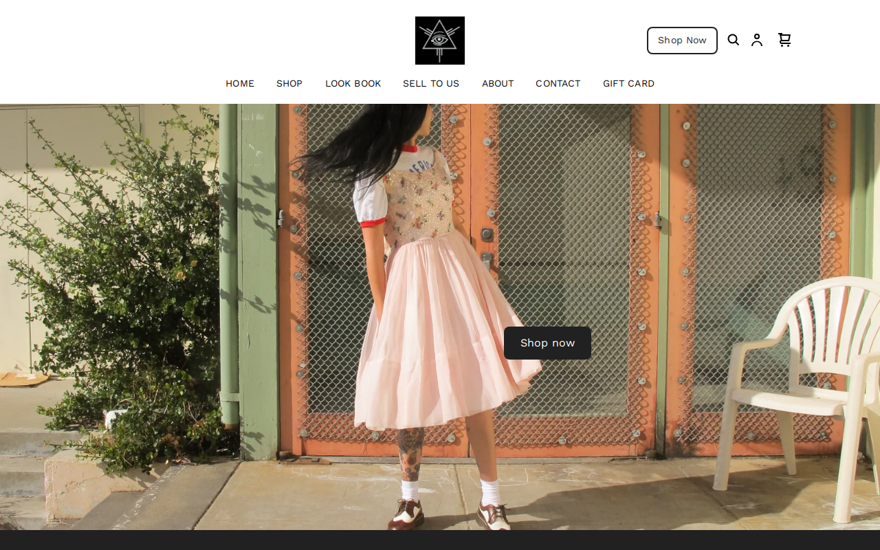Minds Eye Vintage website preview