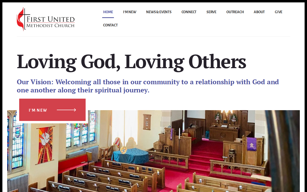 First United Methodist Church Thrift Store website preview