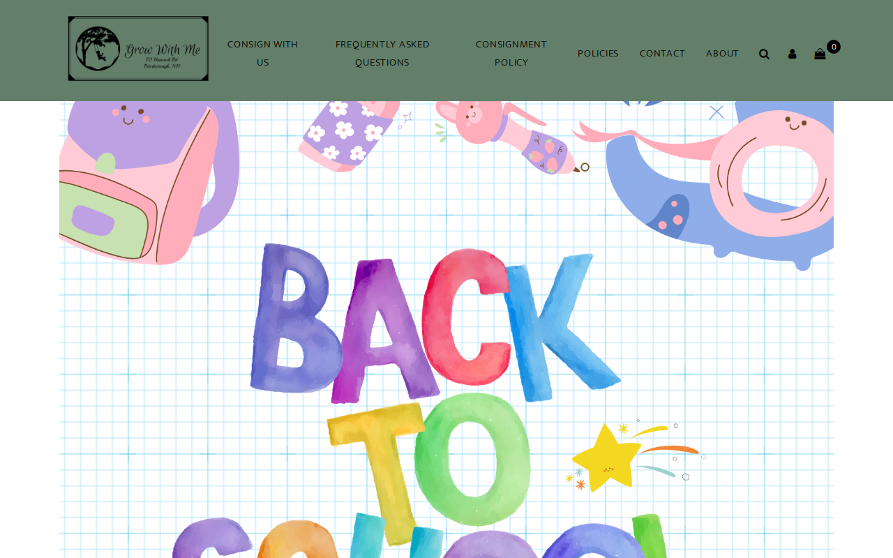 Grow With Me Consignment website preview