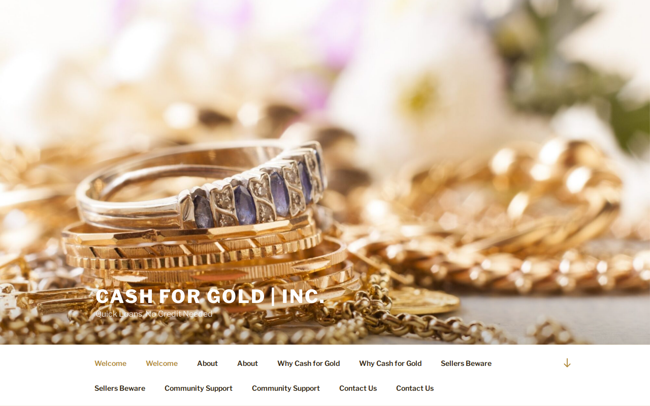 Cash For Gold Inc website preview
