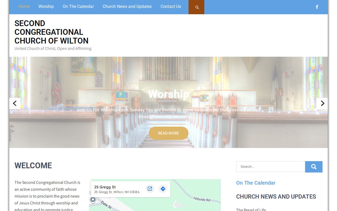 Second Glances Thrift Shop website preview