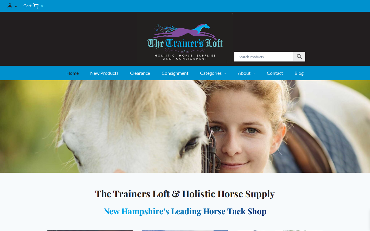 The Trainer's Loft website preview