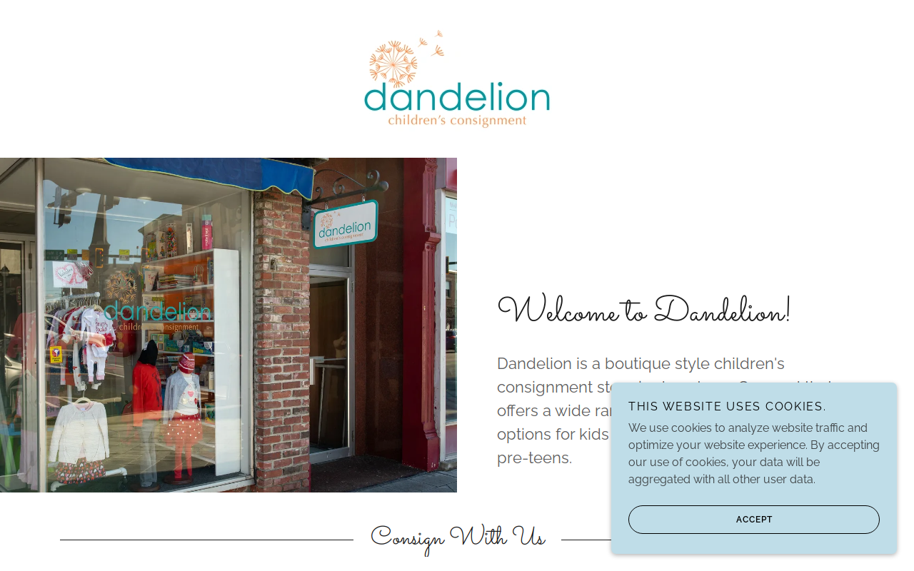 Dandelion website preview