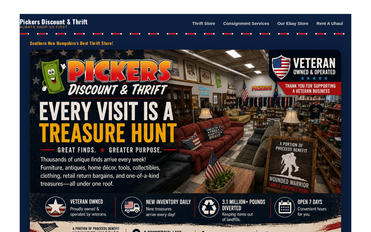 Pickers Discount & Thrift website preview