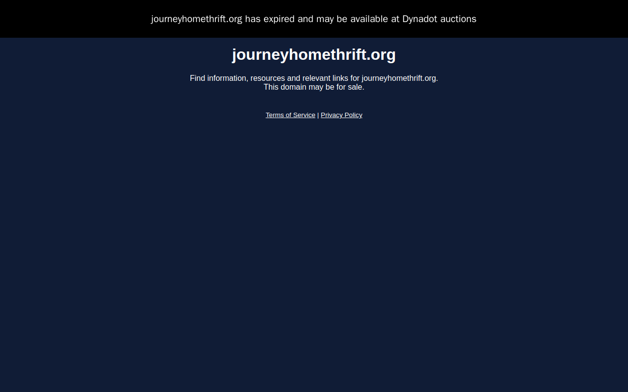 Journey Home Inc. website preview