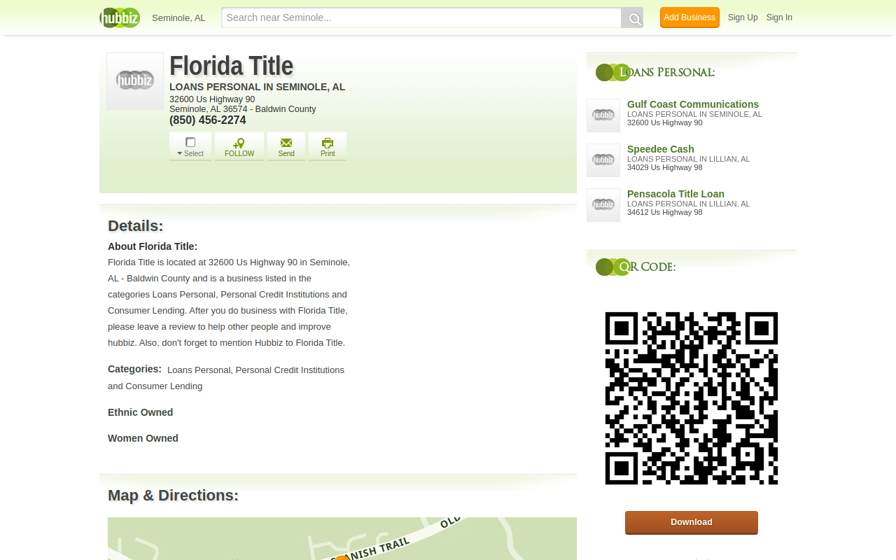 Florida Title website preview