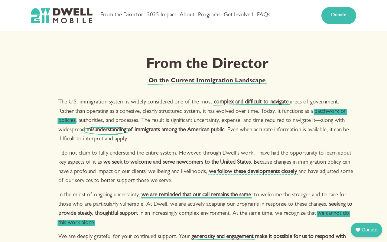 Dwell Goods website preview