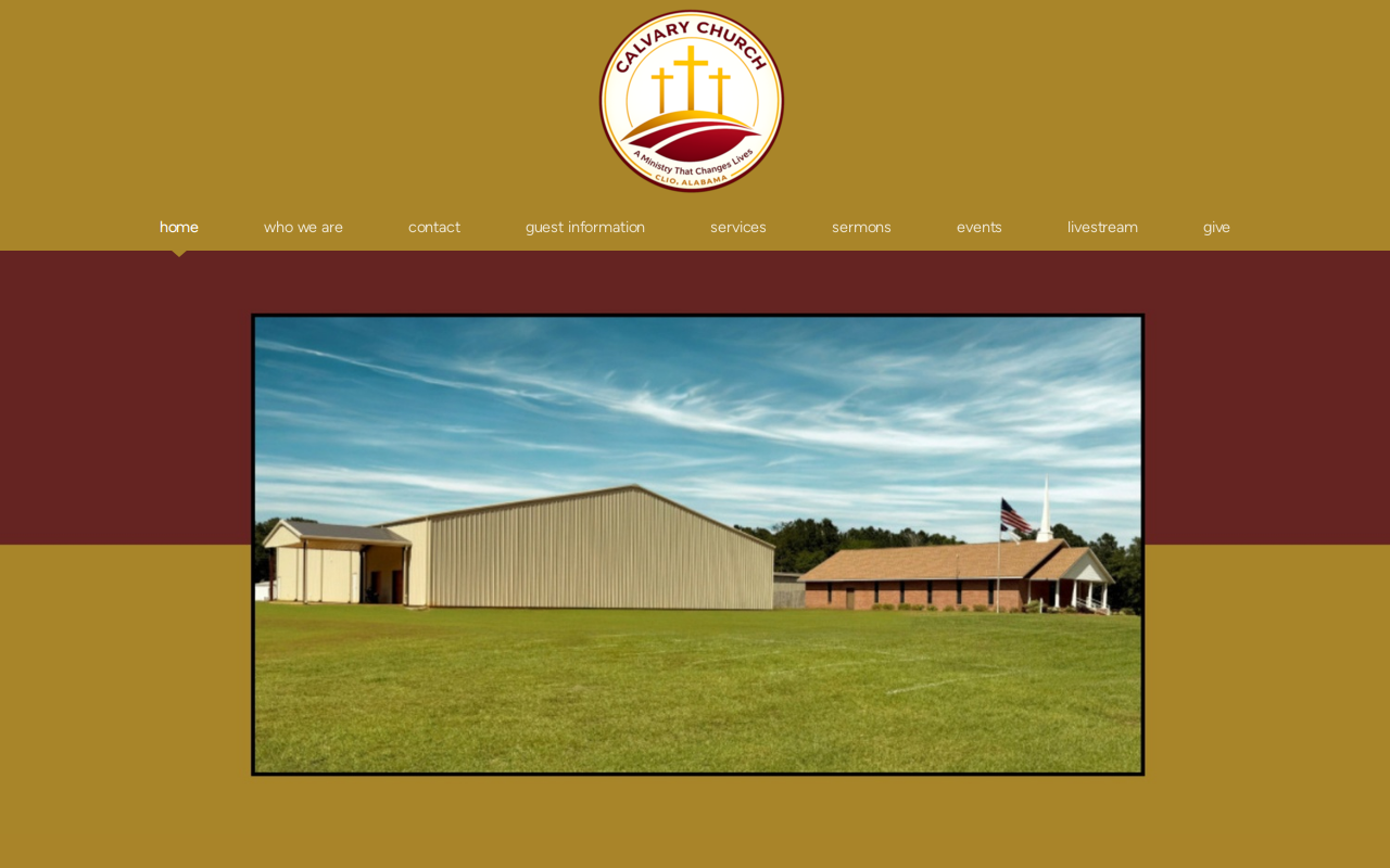 Calvary Hope Center website preview