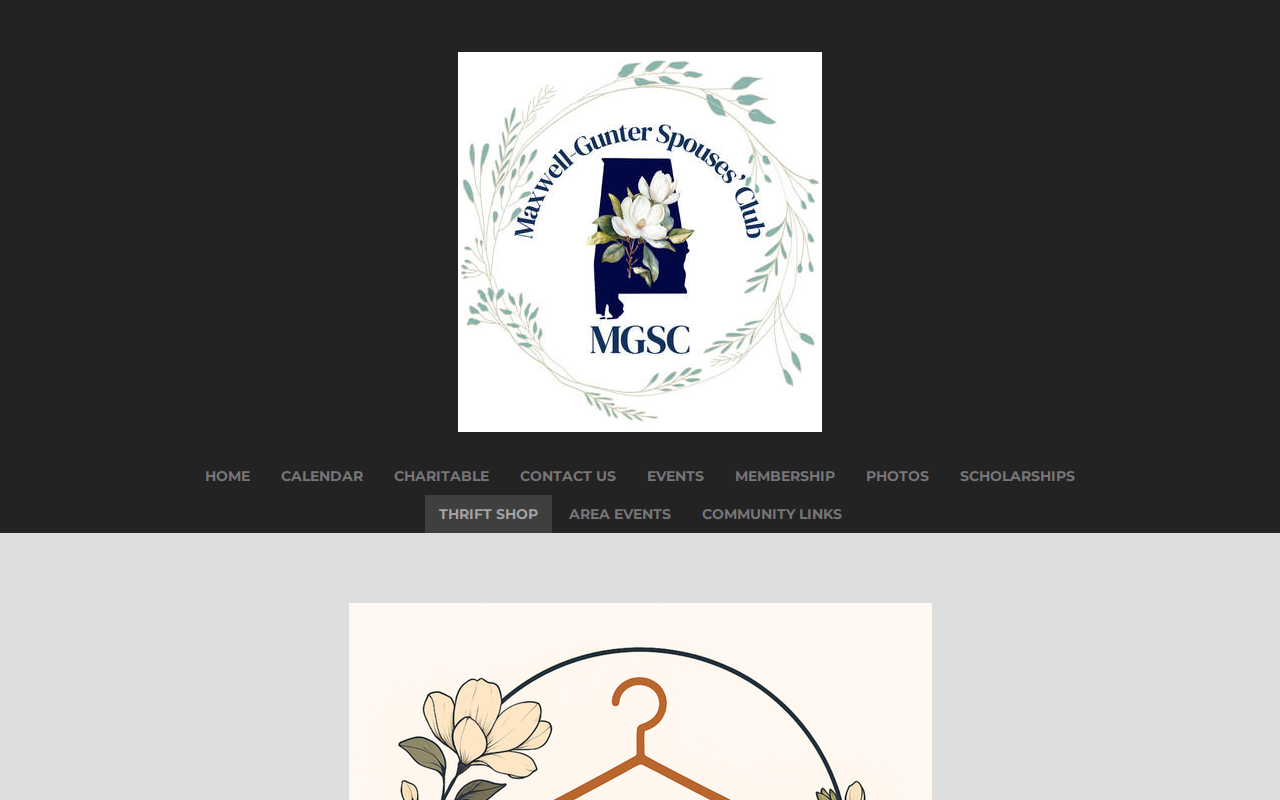 Maxwell Thrift Shop website preview