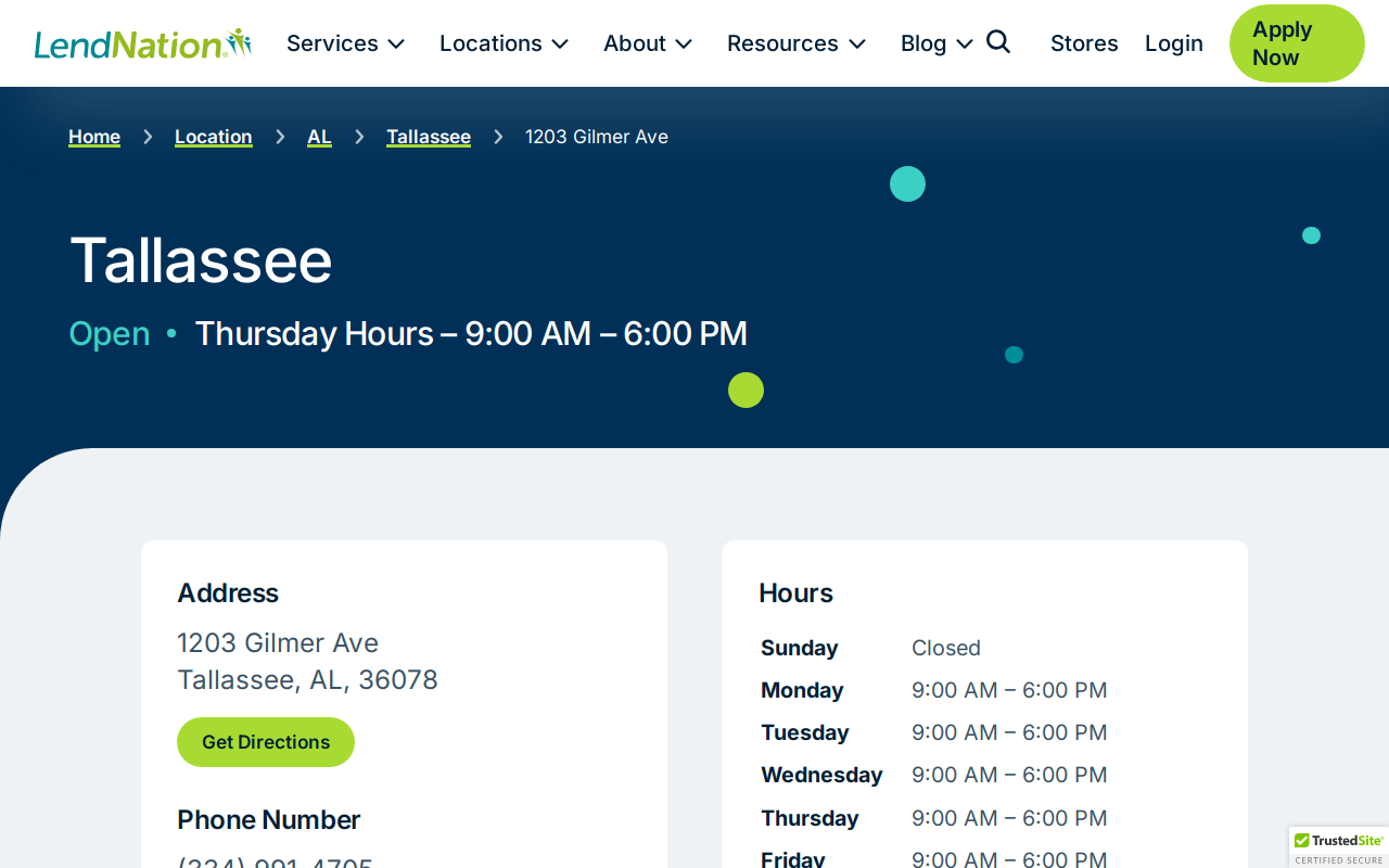 Money Now website preview