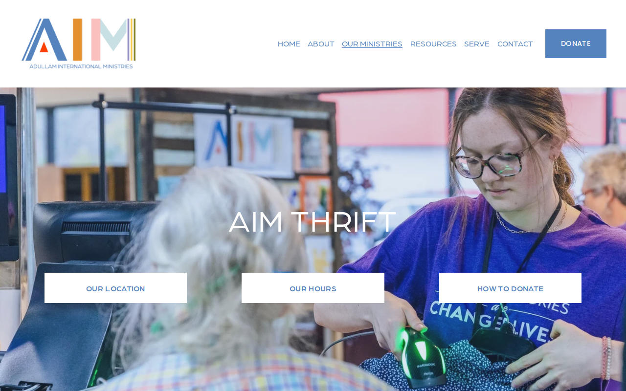 Adullam House Thrift Store website preview