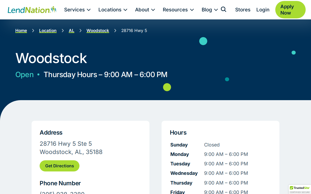 Quick Cash website preview