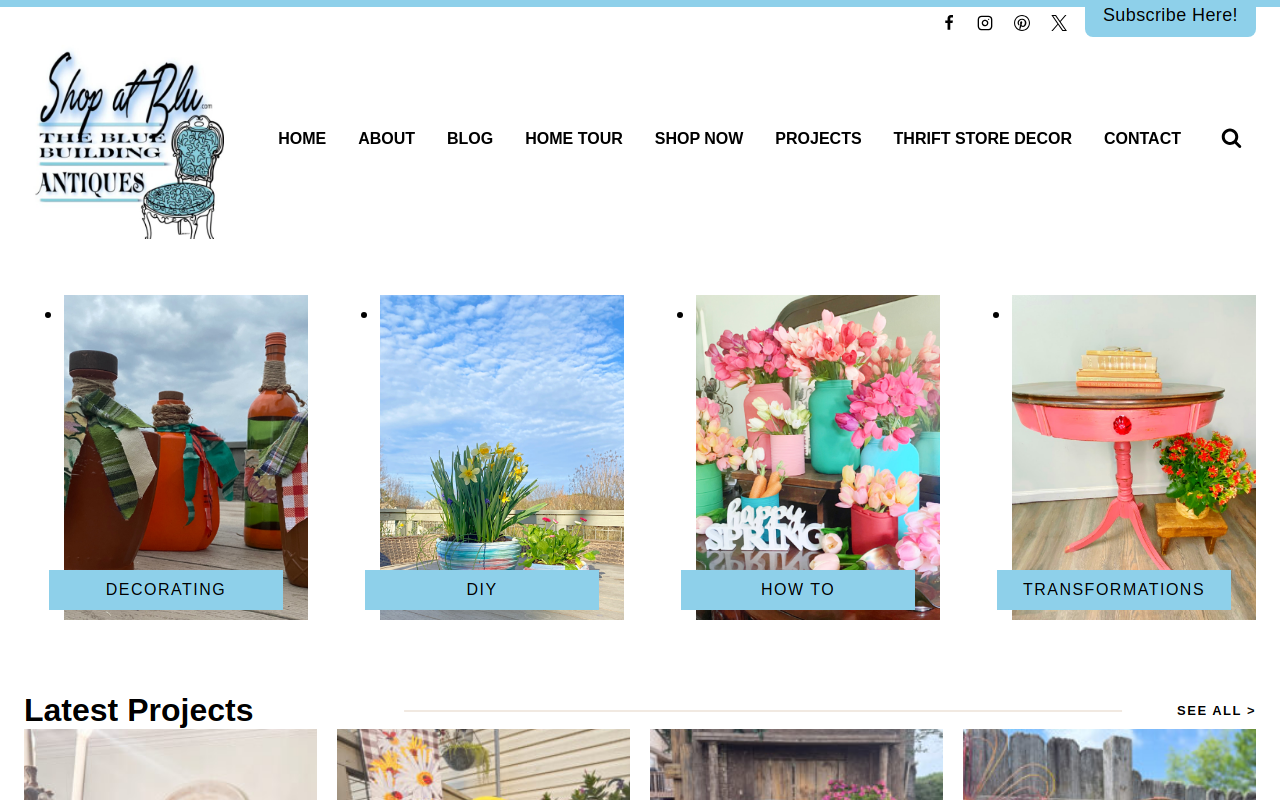 The Yellow Building website preview
