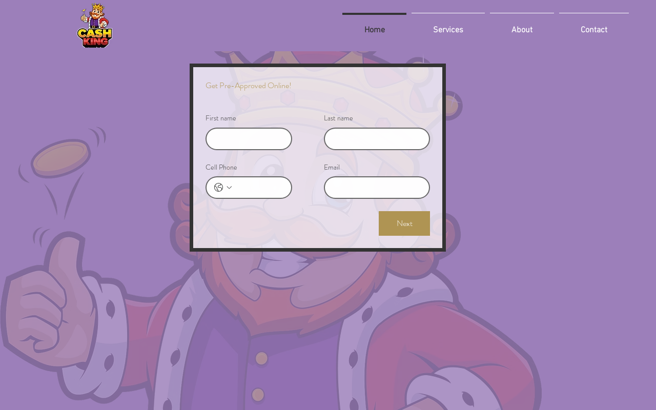 Cash King website preview