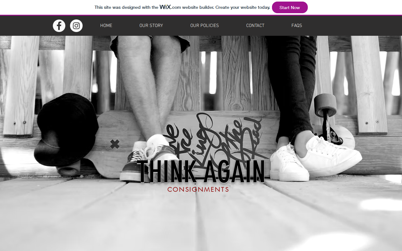 Think Again! website preview