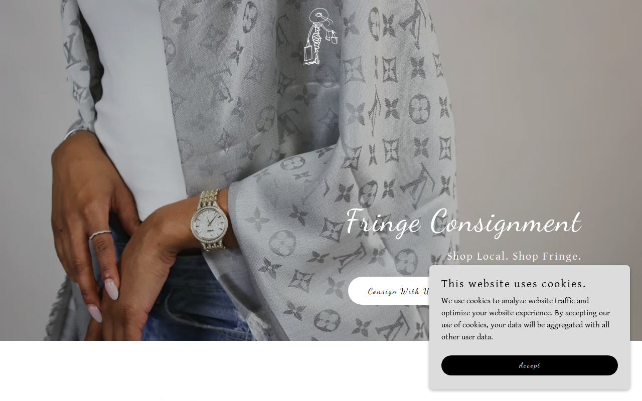 Fringe Consignment website preview