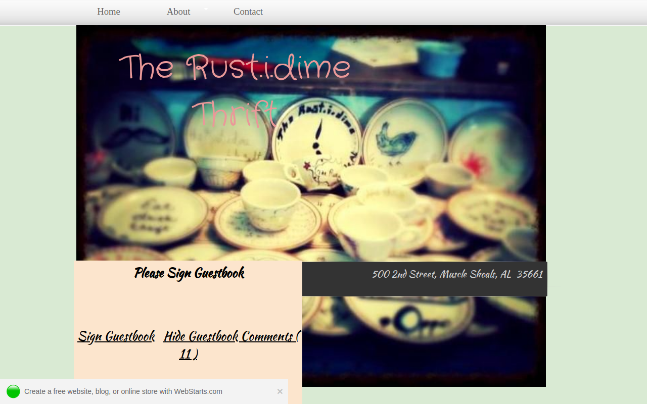 The Rust.i.dime website preview