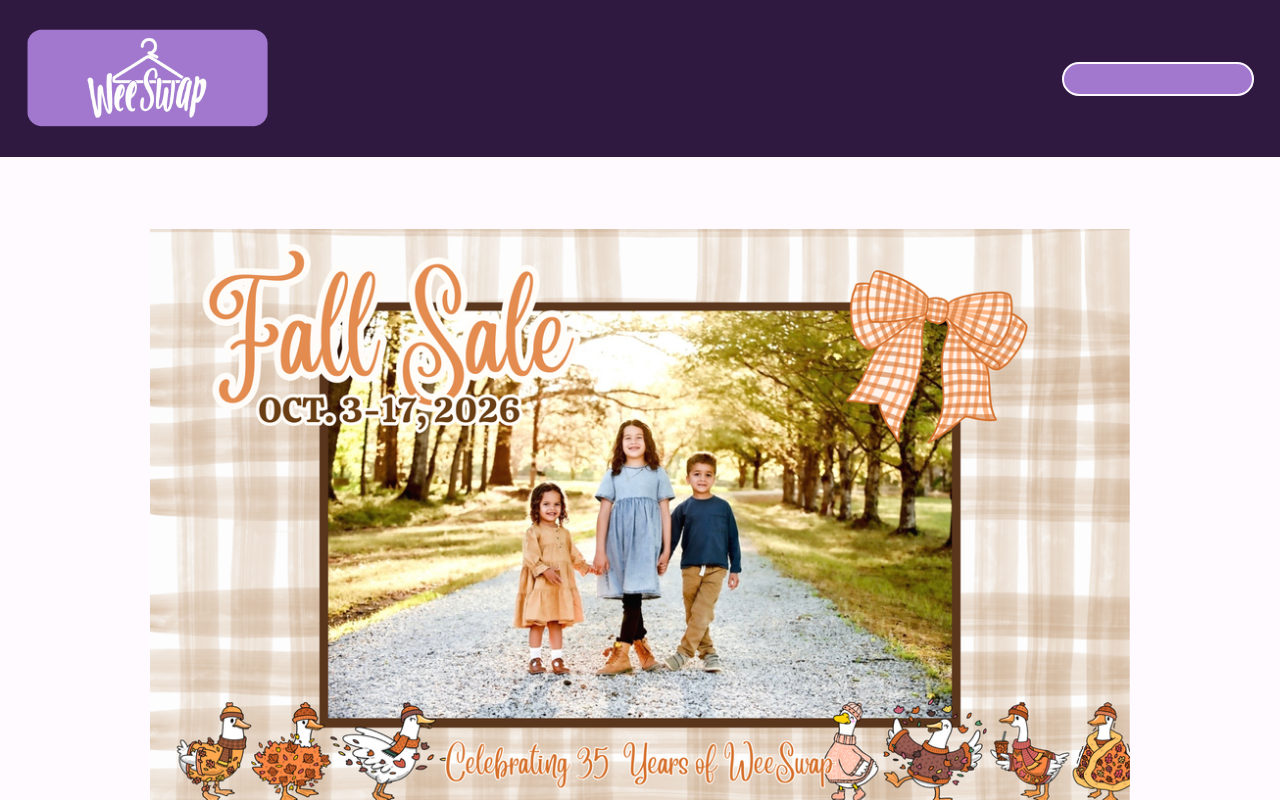 Wee Swap website preview
