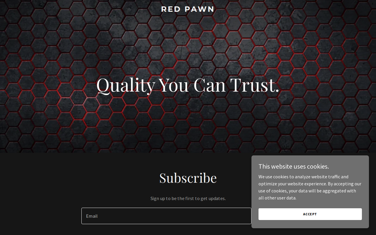 Red Pawn website preview