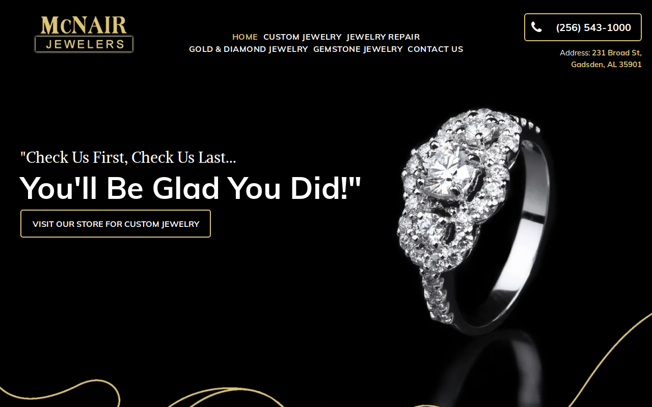 Mal's Jewelry and Loan website preview