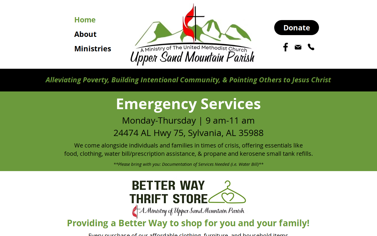 Henagar Better Way Shop website preview