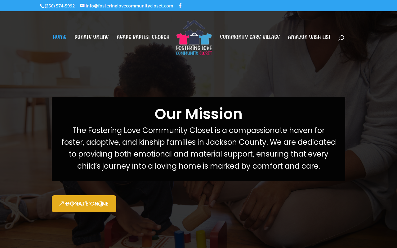 Grace Thrift Store website preview