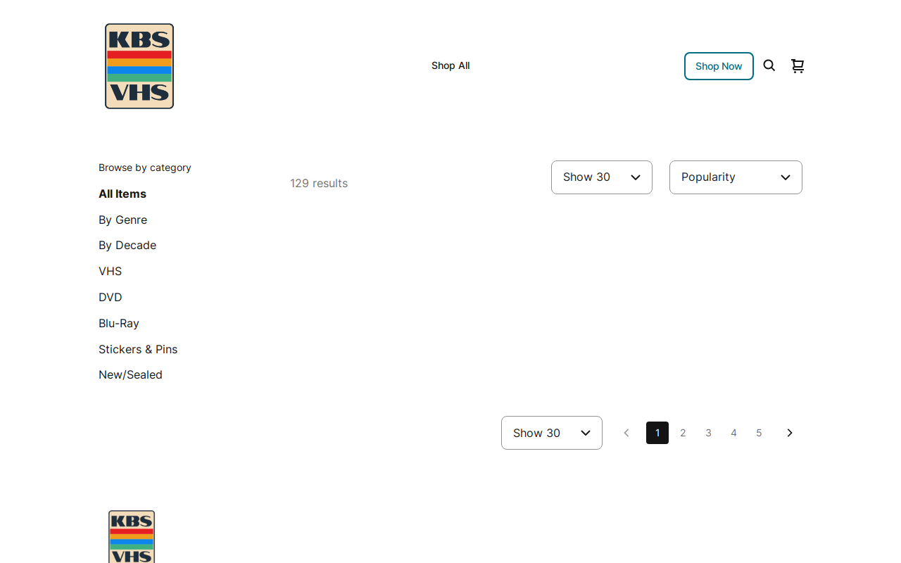 KBSVHS website preview