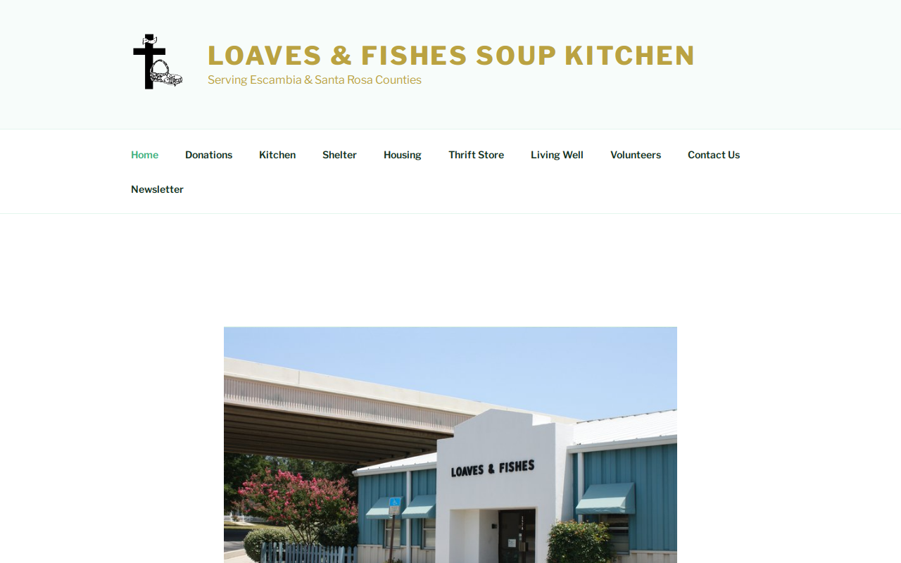 Shoals Dream Center Thrift Stores website preview