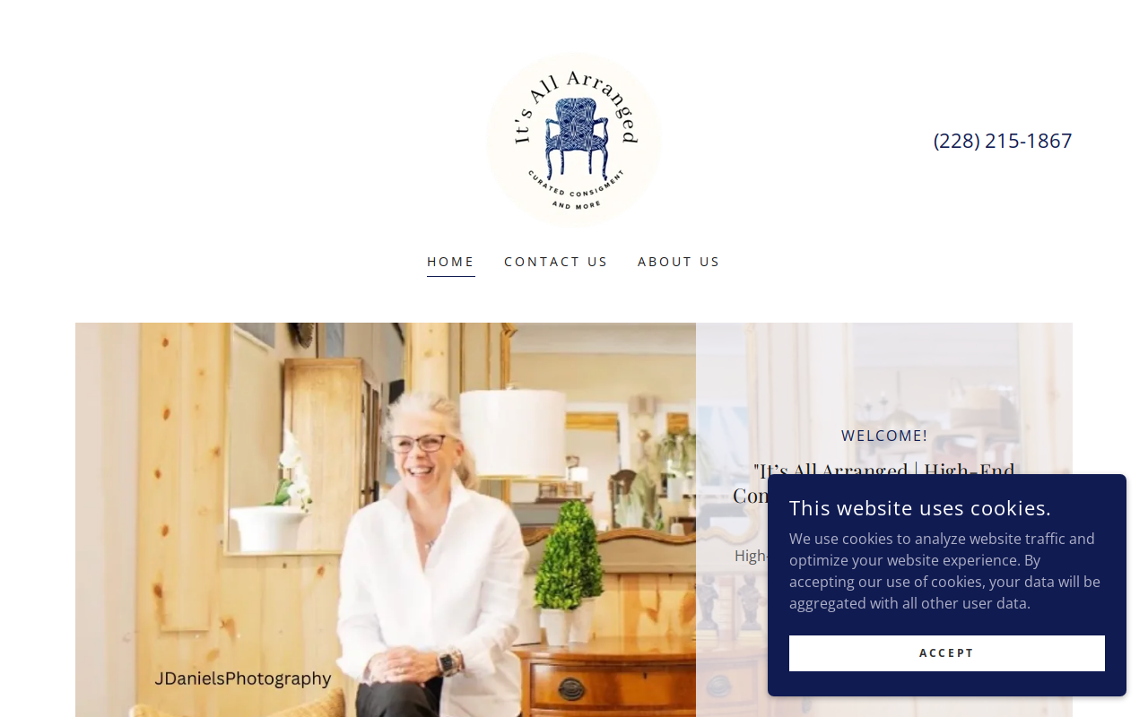 It's All Arranged website preview