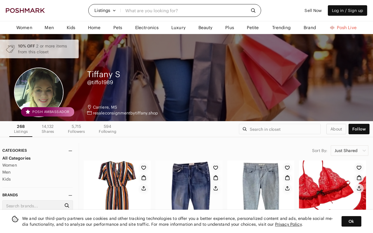 Resale & Consignment by Tiffany website preview