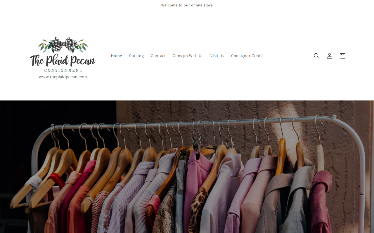 The Plaid Pecan website preview