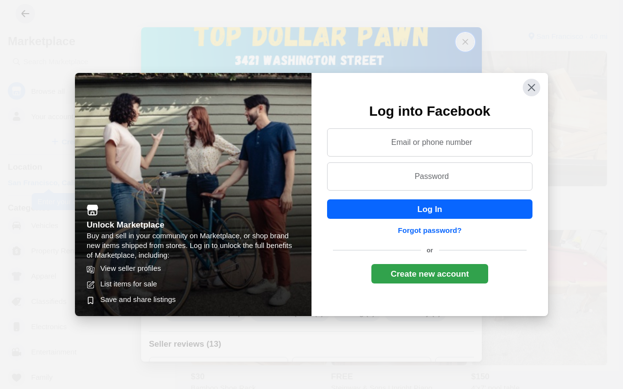 Top Dollar Pawn and Gun website preview