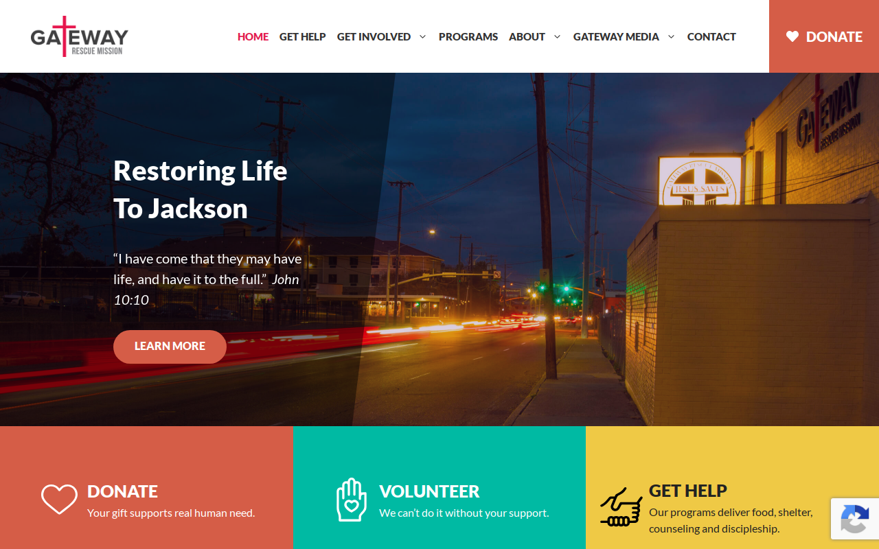 Gateway Bargain Center website preview