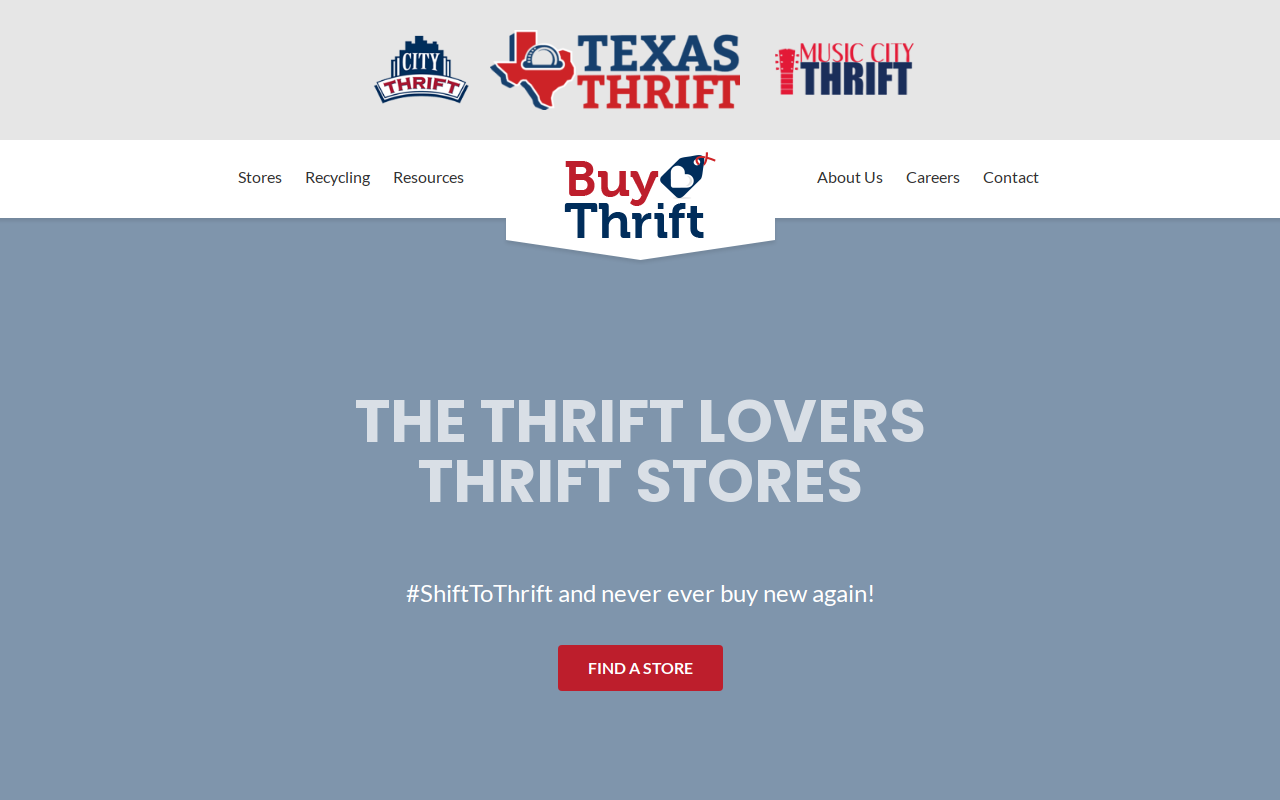 City Thrift website preview