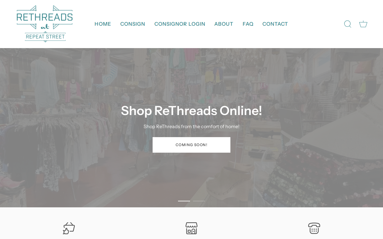 ReThreads Resale website preview