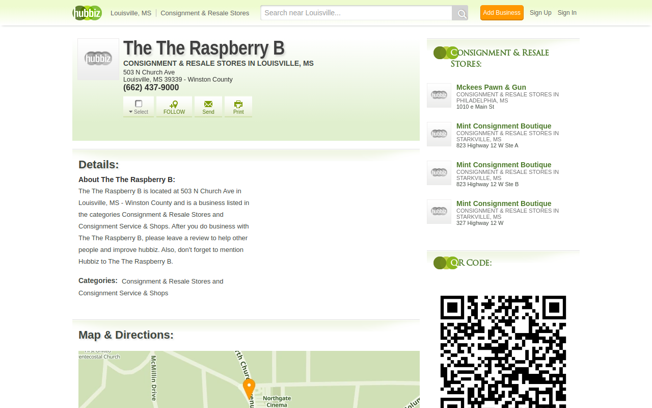 Raspberry Beret website preview