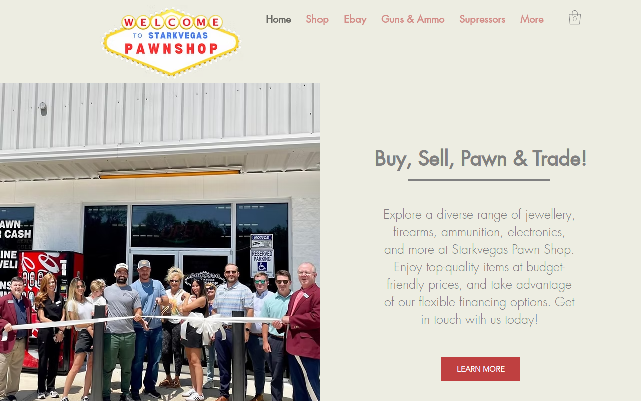 starkvegas pawnshop website preview