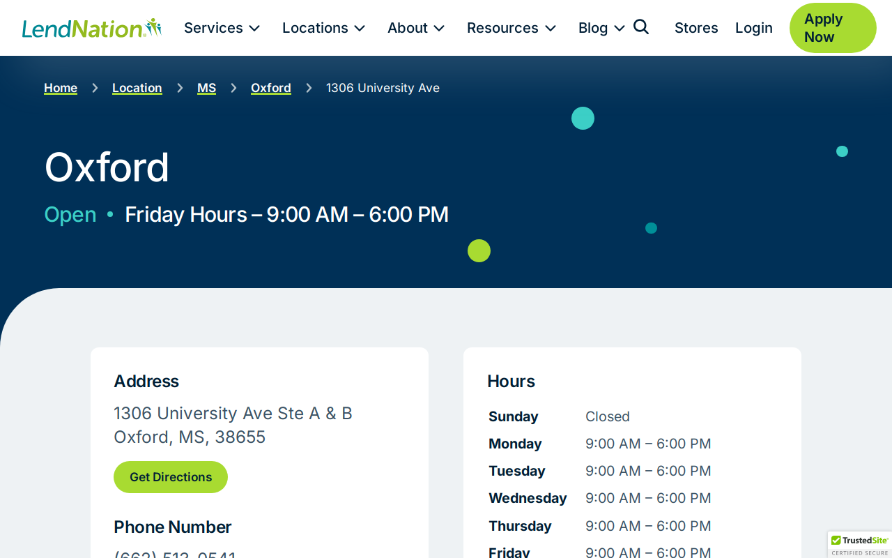 Title Cash website preview