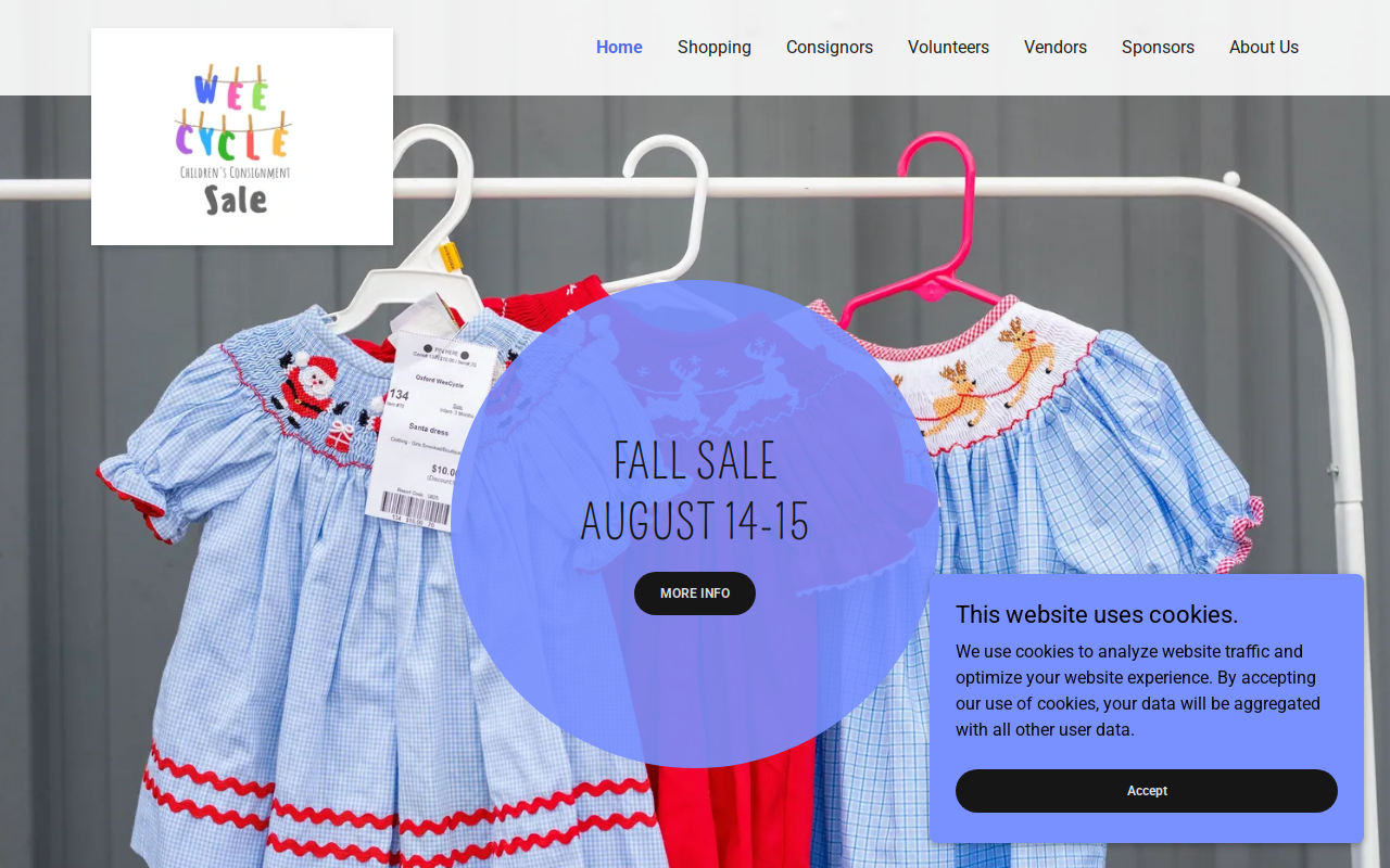 Oxford WeeCycle website preview