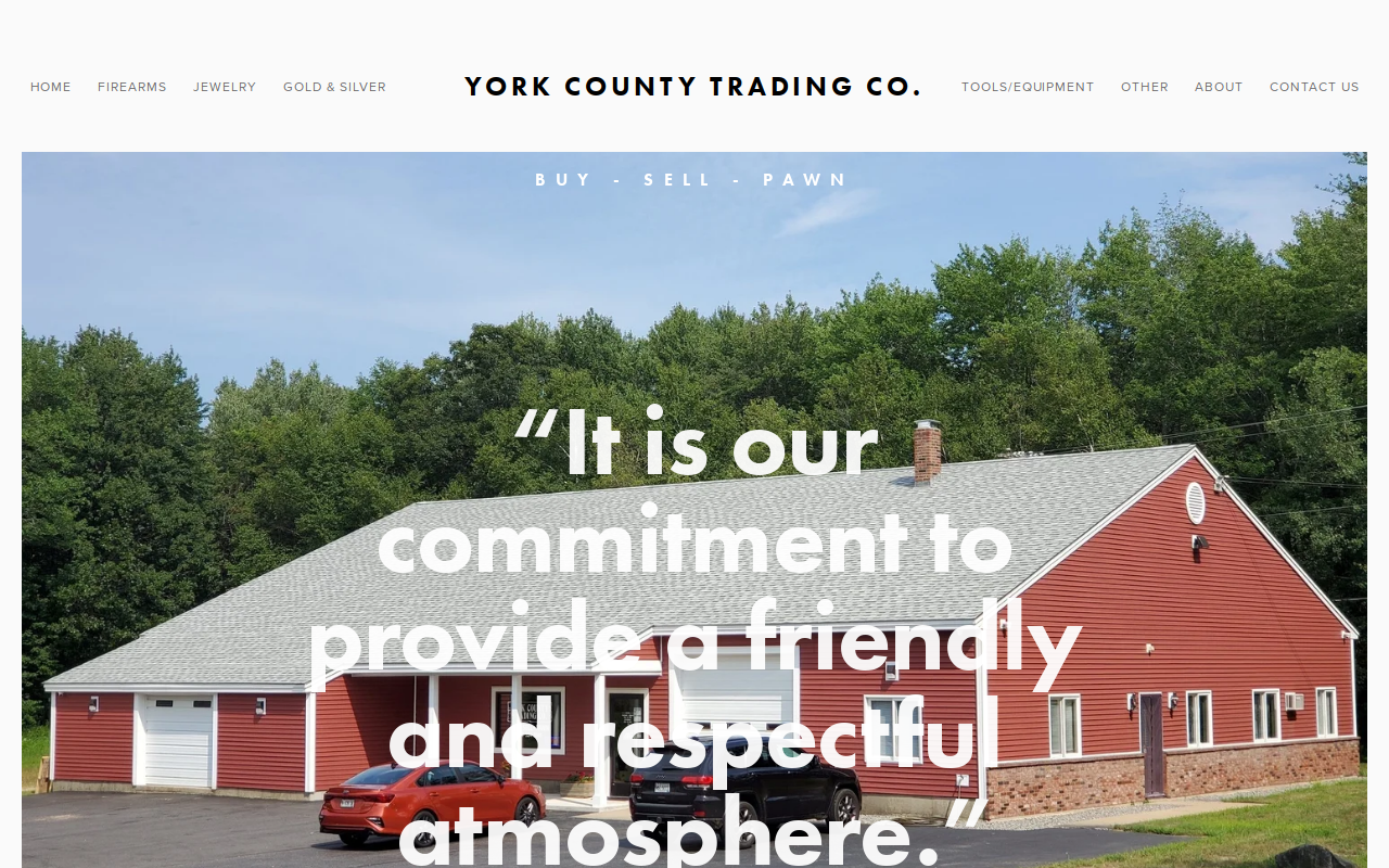 York County Trading Co website preview