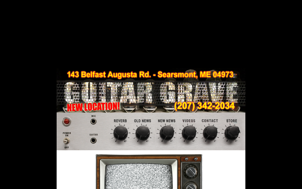 Guitar Grave website preview