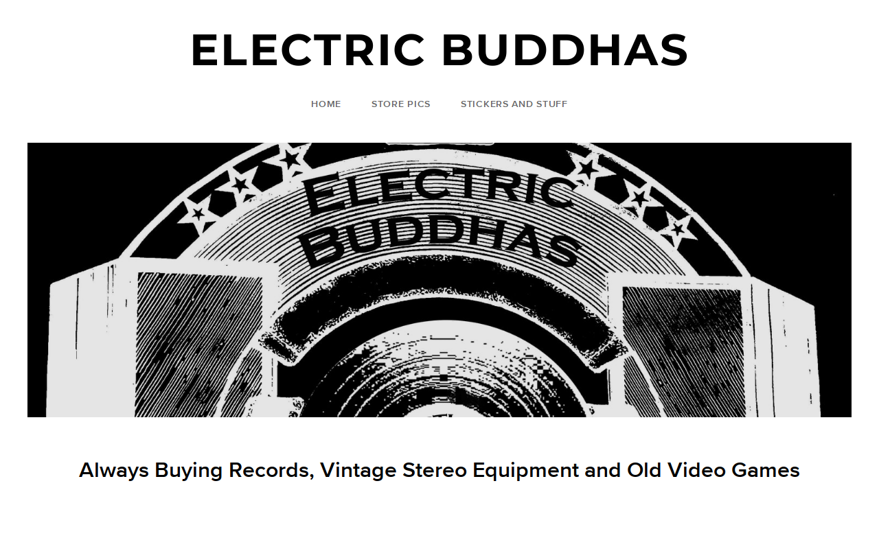 Electric Buddhas website preview