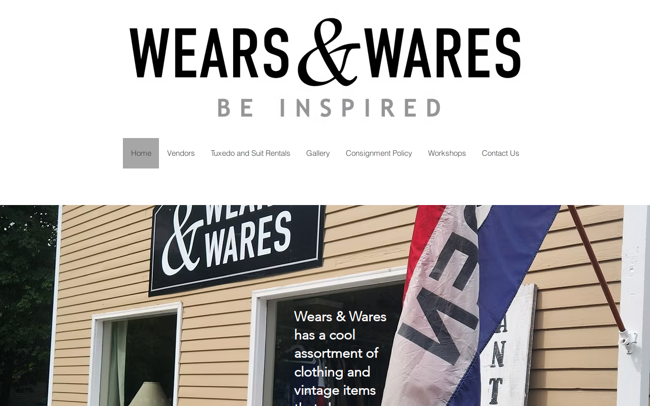 Wears and Wares website preview