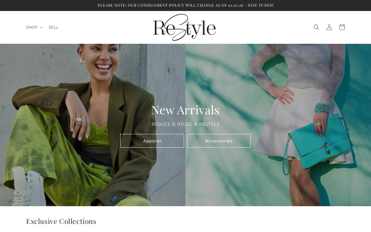ReStyle website preview
