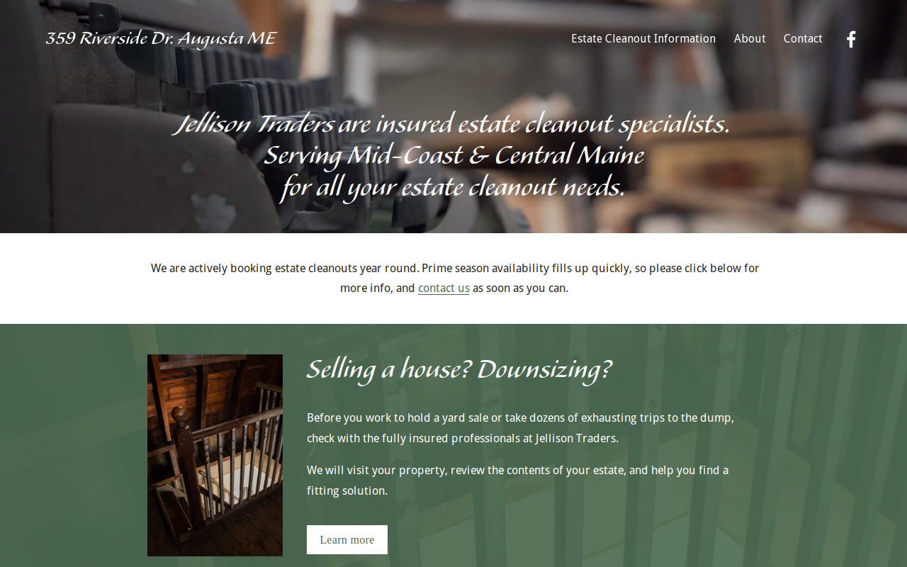 Jellison Traders website preview