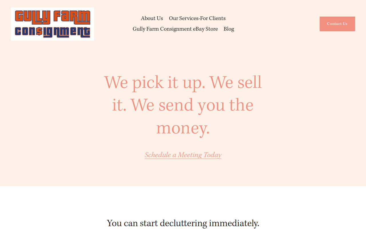 Gully Farm Consignment website preview