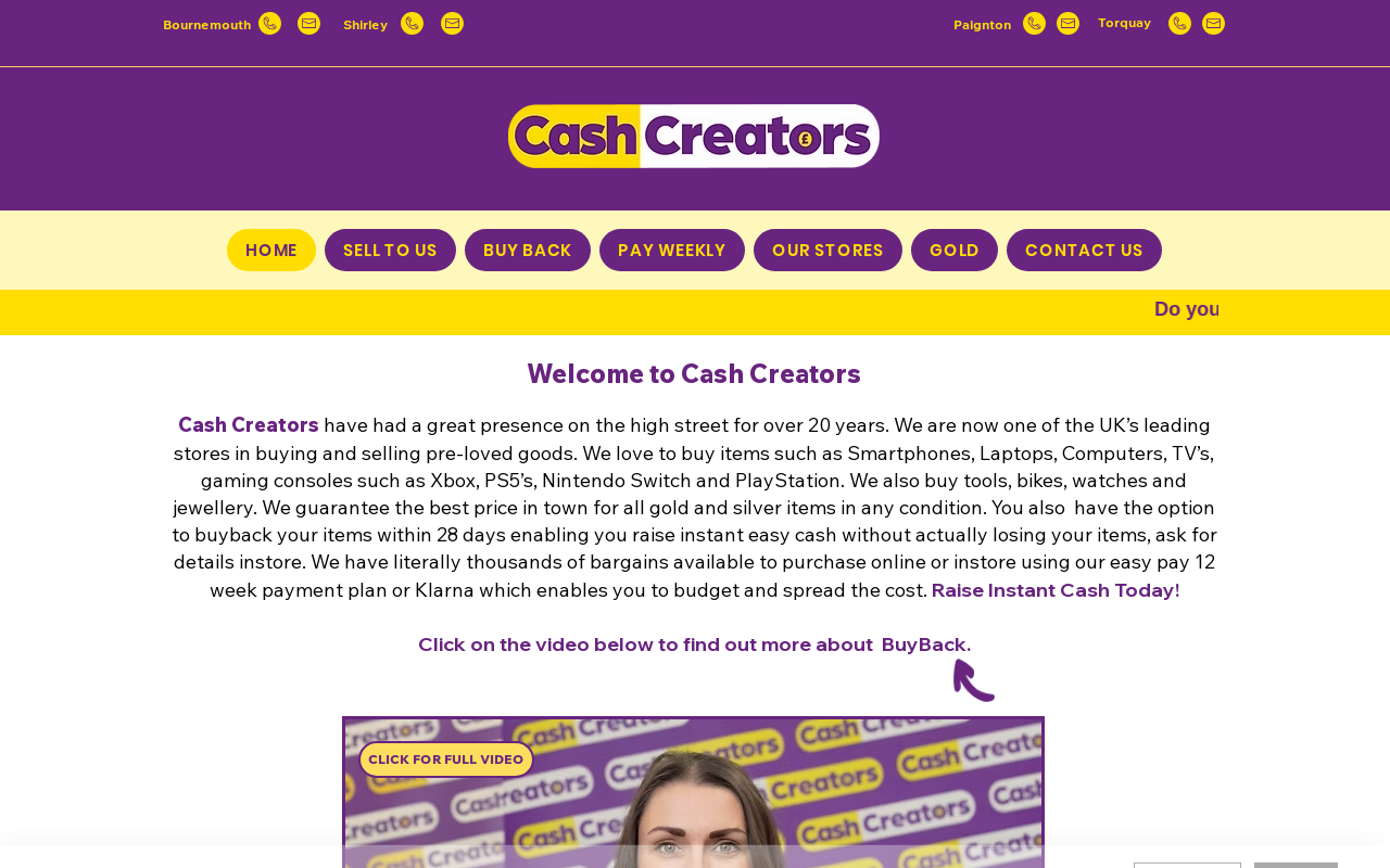 Cash Creators Southampton / Shirley website preview
